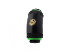 Bitspower Matt Black 30-Degree With Dual Rotary G1/4" Extender