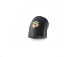 Bitspower Matt Black 45-Degree With Dual Inner G1/4" Extender