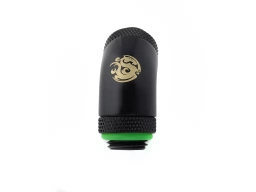 Bitspower Matt Black 45-Degree With Dual Rotary G1/4" Extender