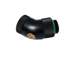 G1/4" Matt Black Dual Rotary 45-Degree IG1/4" Extender