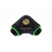 Bitspower Matt Black 90-Degree With Dual Rotary G1/4