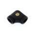 Bitspower Matt Black 90-Degree With Dual Rotary Inner G1/4