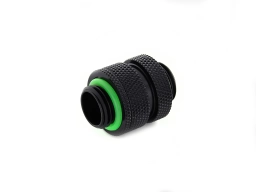 Matt Black Mini Dual G1/4" Adjustable Aqua Link Pipe (16-22MM)