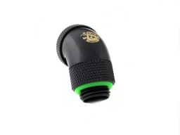 Bitspower Matt Black Enhance Rotary G1/4" 60-Degree Multi-Link Adapter For OD 12MM