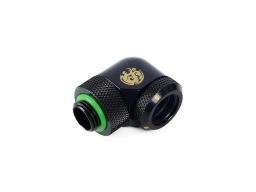 Bitspower Matt Black Enhance Rotary G1/4" 90-Degree Multi-Link Adapter For OD 14MM
