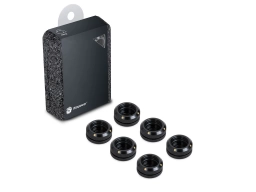 Bitspower G1/4" Matt Black Enhance Multi-Link For OD 16MM (6PCS)