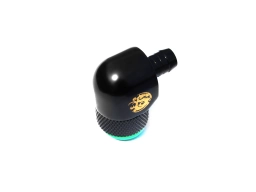 G1/4" Matt Black Rotary Angle 1/4" Fitting
