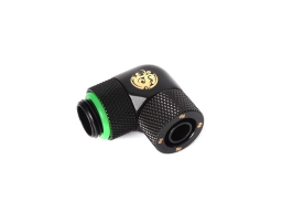 G1/4" Matt Black Compression Rotary Angle Fitting For ID 8MM OD 11MM Tube