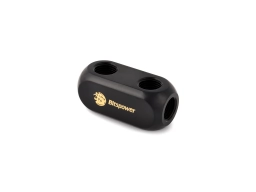 Bitspower Matt Black Multi-S Block (Inner G1/4"X6)