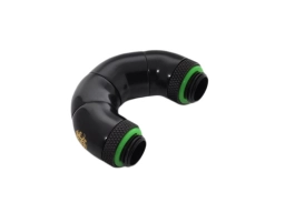 Bitspower Matt Black Five Rotary Snake-Style Dual G1/4" Adapter