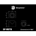 Bitspower Matt Black T-Block With Triple IG1/4