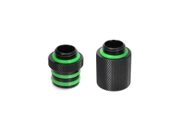 G1/4" Matt Black D-Plug Set- One INCH Version