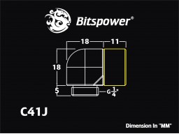 G1/4" Matt Black Compression Angle Fitting For ID 8MM OD 11MM Tube