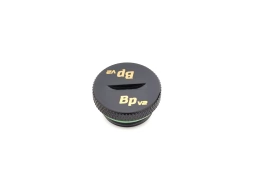 G3/8" Matt Black Low-Profile Stop Fitting V2