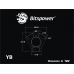Bitspower Matt Black Y-Block With Triple IG1/4
