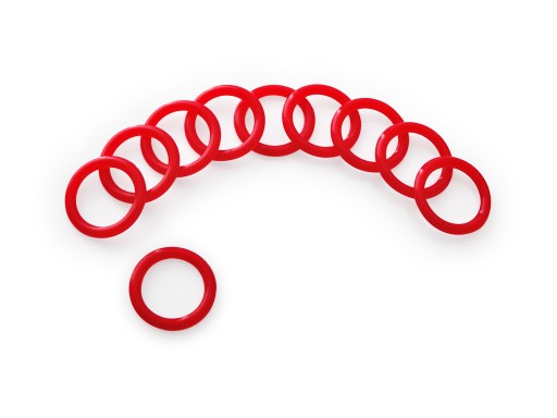 Color O-Ring Set For Multi-Link Adapter (10PCS) (Deep Red)
