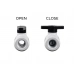 Bitspower Deluxe White Mini Valve With Black Handle