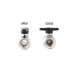 Bitspower Silver Shining Mini Valve With Black Handle