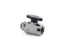 Bitspower Black Sparkle Mini Valve Rotary G1/4"& Inner G14"With Black Handle