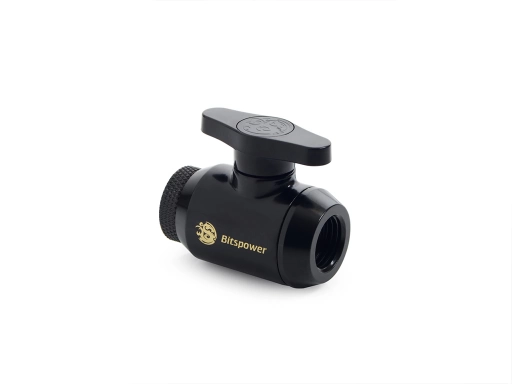 Bitspower Matt Black Mini Valve Rotary Inner G1/4