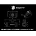 Bitspower Carbon Black Dual Rotary Mini Valve With Inner G1/4