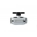 Bitspower Silver Shining Dual Rotary Mini Valve With Inner G1/4