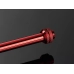 Bitspower None Chamfer Brass Hard Tubing OD12MM Deep Red - Length 300 MM