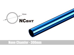 Bitspower None Chamfer Brass Hard Tubing OD12MM Royal Blue- Length 300 MM