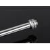 Bitspower None Chamfer Brass Hard Tubing OD12MM Shining Silver - Length 500 MM