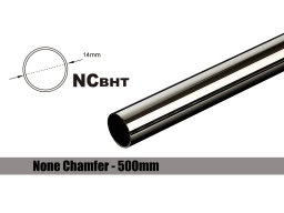 Bitspower None Chamfer Brass Hard Tubing OD14MM Black Sparkle - Length 500 MM