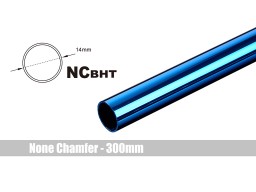 Bitspower None Chamfer Brass Hard Tubing OD14MM Royal Blue- Length 300 MM