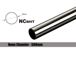 Bitspower None Chamfer Brass Hard Tubing OD16MM Black Sparkle - Length 500 MM