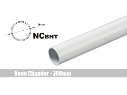 Bitspower None Chamfer Brass Hard Tubing OD16MM Deluxe White - Length 300 MM