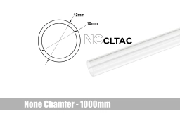 Bitspower None Chamfer Crystal Link Tube OD 12MM - Length 1000MM
