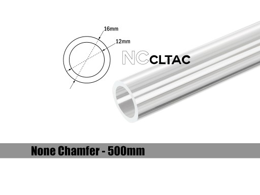 Bitspower None Chamfer Crystal Link Tube OD 16MM - Length 500MM