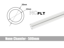 Bitspower None Chamfer PETG Link Tube OD16MM-Length 500MM