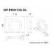 Bitspower Premium Reservoir Mount Abrasive Silver