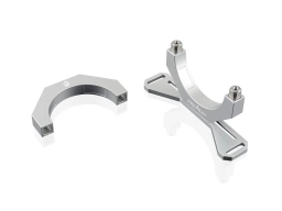 Bitspower Premium Reservoir Mount Abrasive Silver
