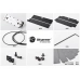 Universal RAM Module Water Cooling Set For 4 Banks 4-DIMMs