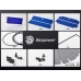 Bitspower Universal RAM Module Water Cooling Set For 4 Banks 4-DIMMs V2