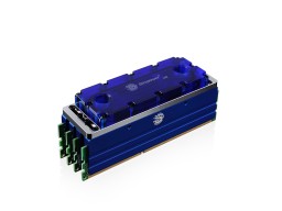 Bitspower Universal RAM Module Water Cooling Set For 4 Banks 4-DIMMs V2