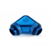Bitspower Royal Blue 90-Degree With Dual Rotary G1/4