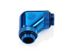 Bitspower Royal Blue 90-Degree With Dual Rotary G1/4