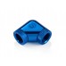 Bitspower Royal Blue 90-Degree With Dual Rotary Inner G1/4