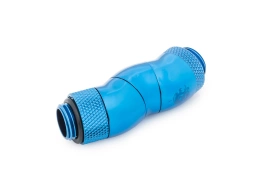 Bitspower G1/4" Royal Blue Quad Rotary 90-Degree G1/4" Extender (30X3)