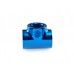 Bitspower Royal Blue T-Block With Triple IG1/4
