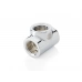 Bitspower Silver Shining T-Block With Triple IG1/4