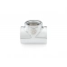 Bitspower Silver Shining T-Block With Triple IG1/4