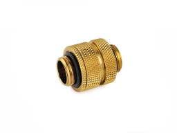 True Brass Mini Dual G1/4" Adjustable Aqua Link Pipe (16-22MM)