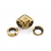 Bitspower True Brass Enhance 90-Degree Dual Multi-Link Adapter For OD 14MM